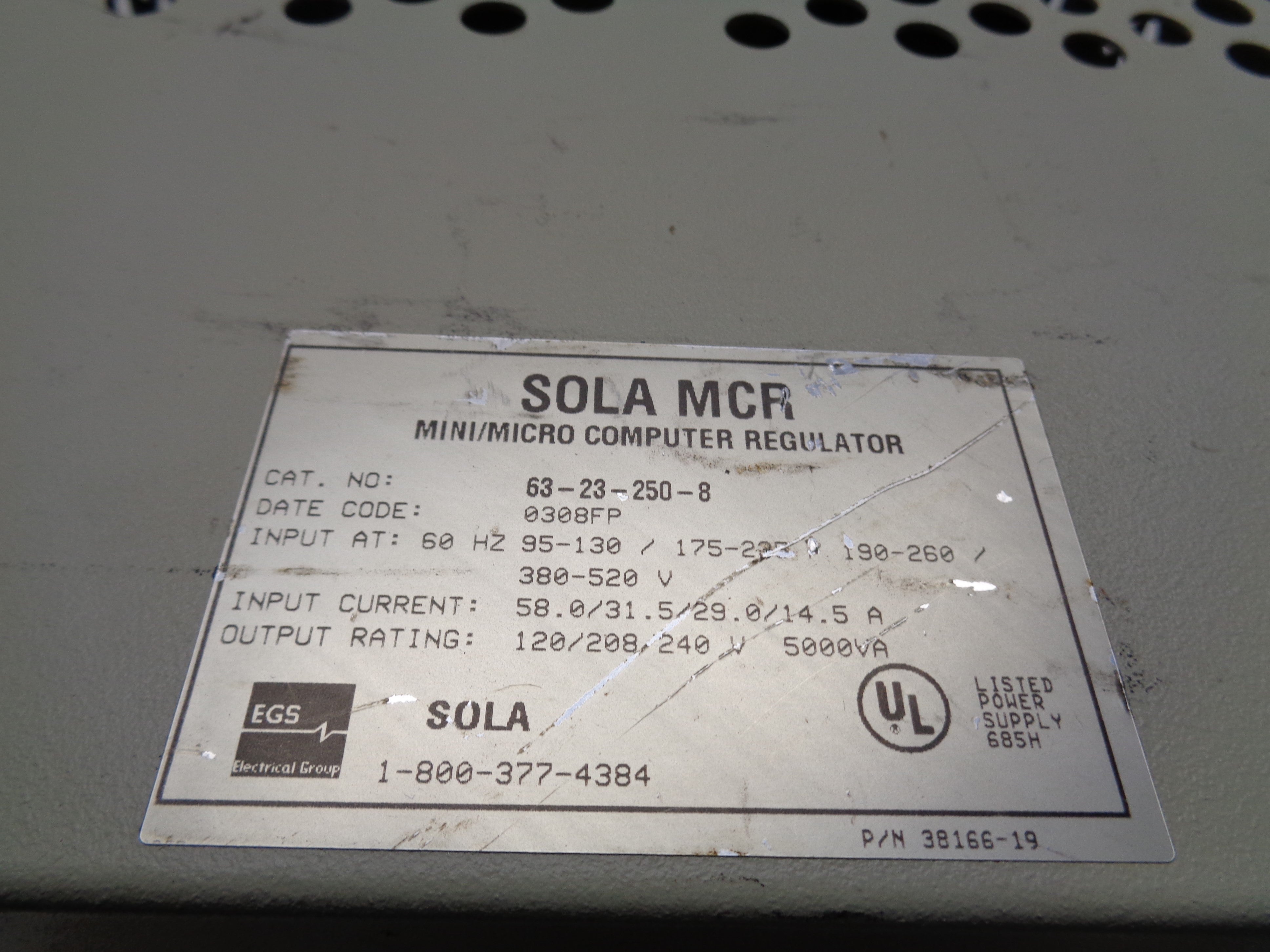 SOLA 63-23-250-8 NSNP