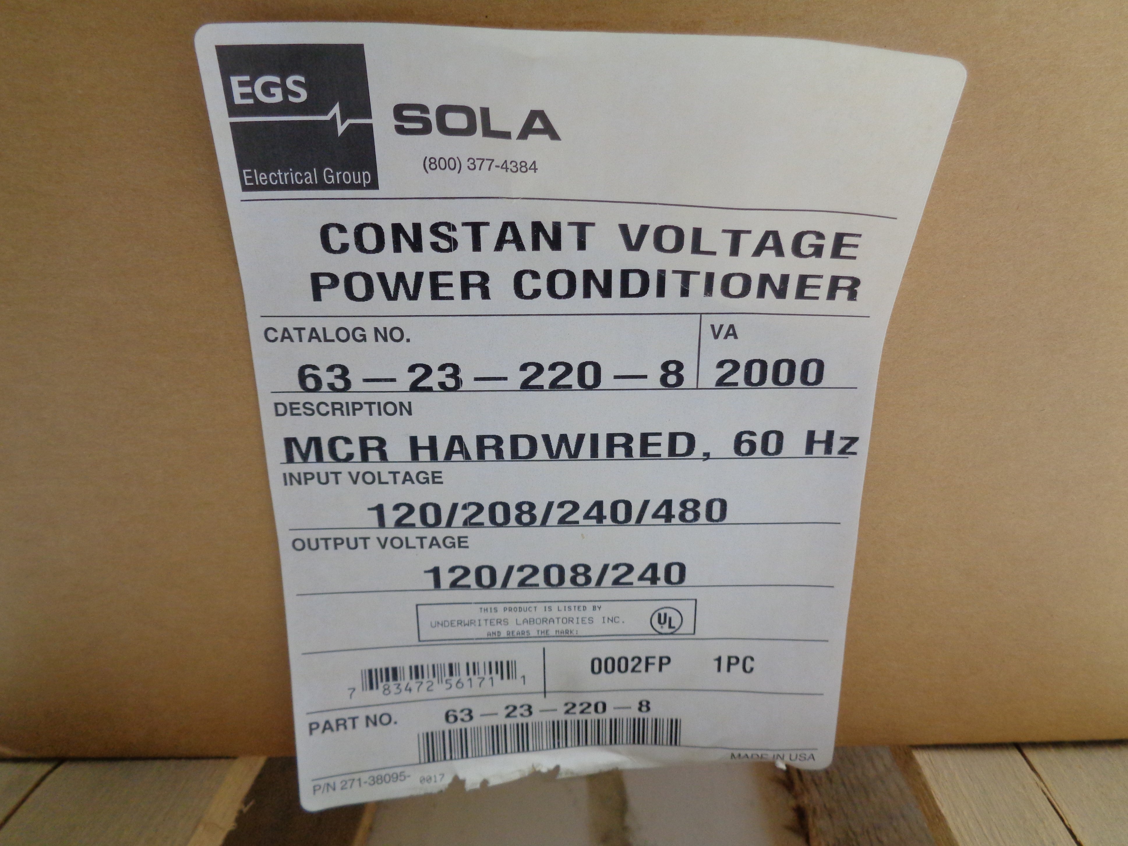 SOLA 63-23-220-8 NSMP
