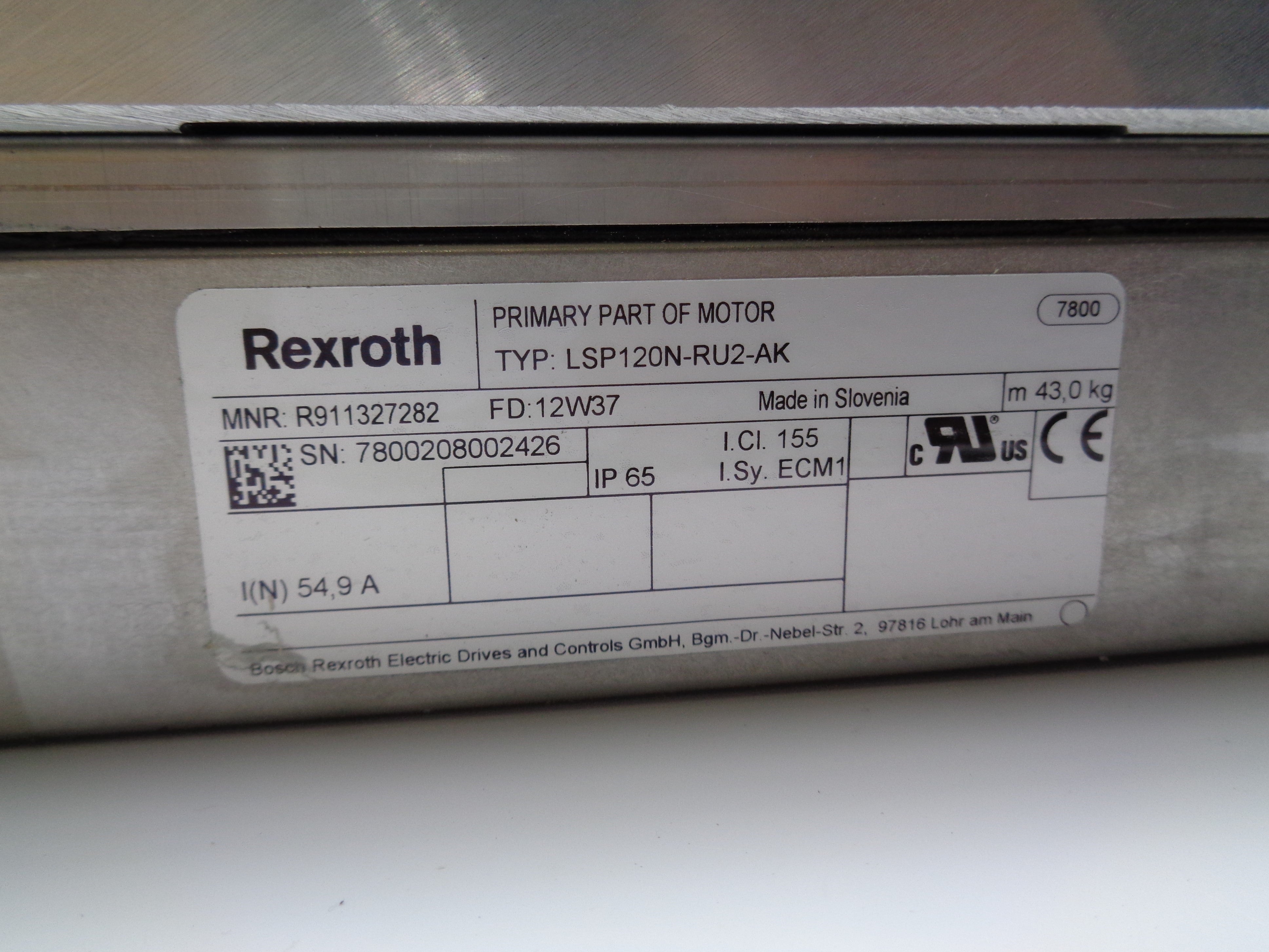 REXROTH LSP120N-RU2-AK NSMP