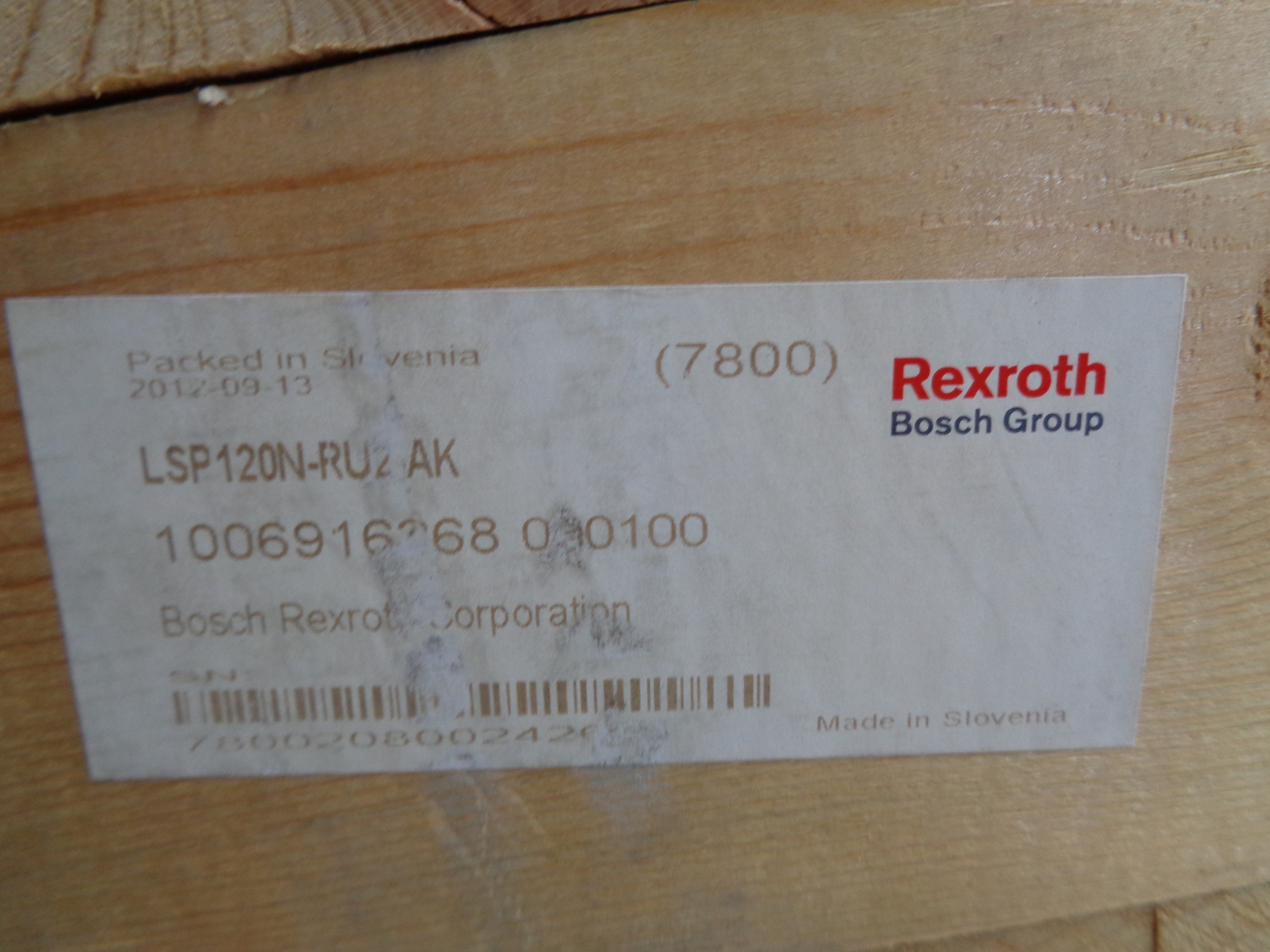 REXROTH LSP120N-RU2-AK NSMP