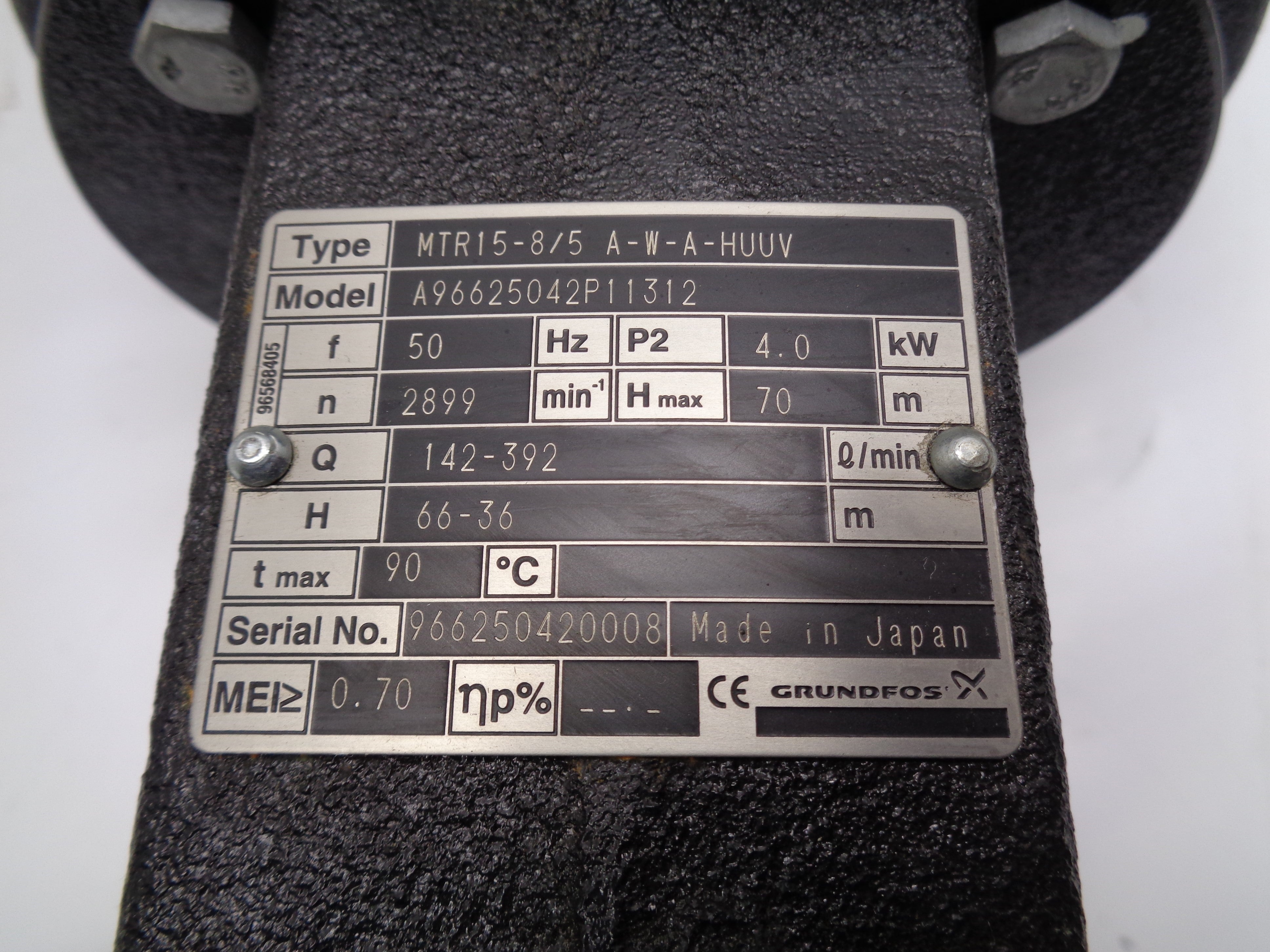 GRUNDFOS MTR15-8/5-A-W-A-HUUV NSNP