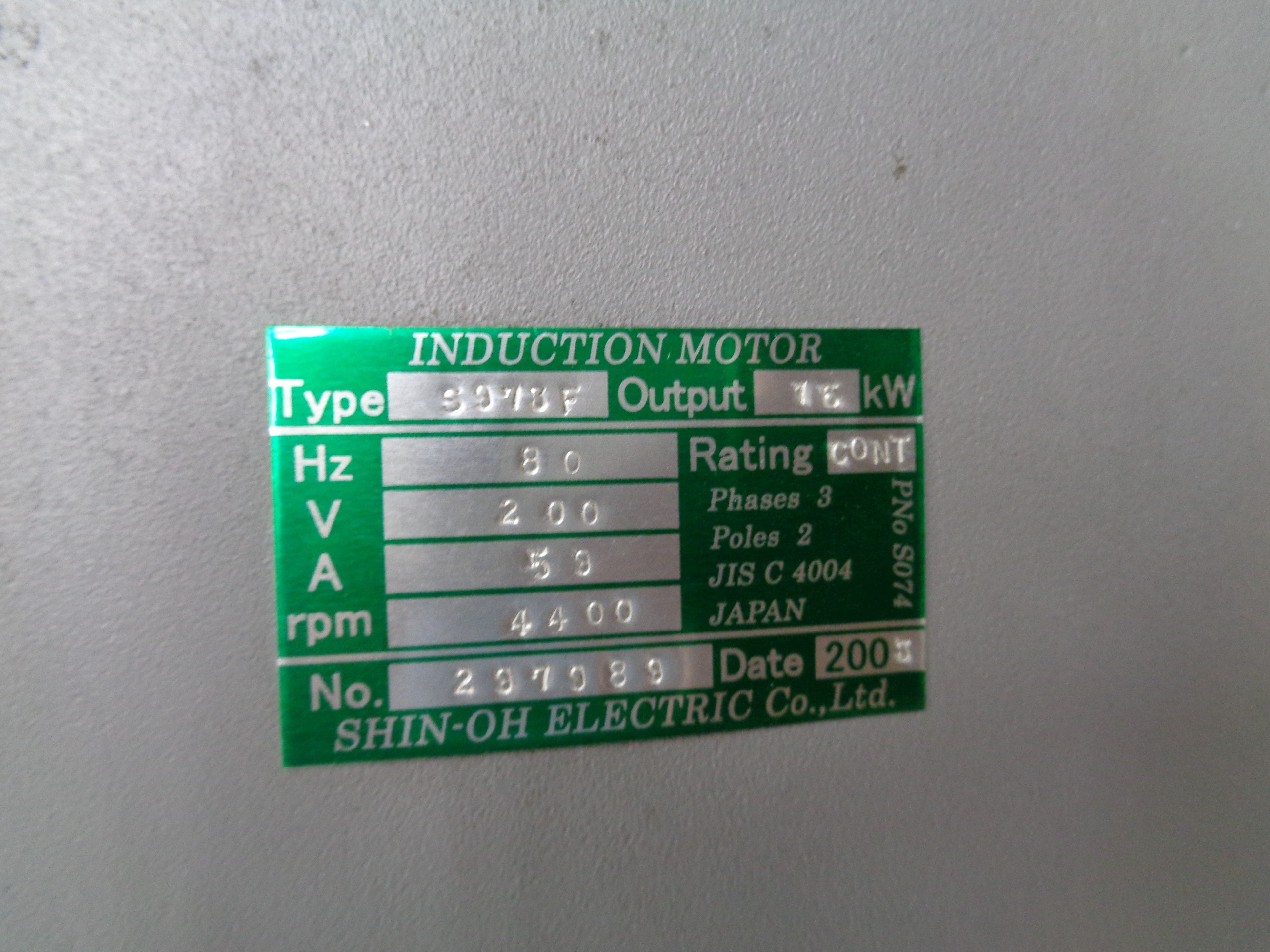 SHIN-OH ELECTRIC 9978F NSNP