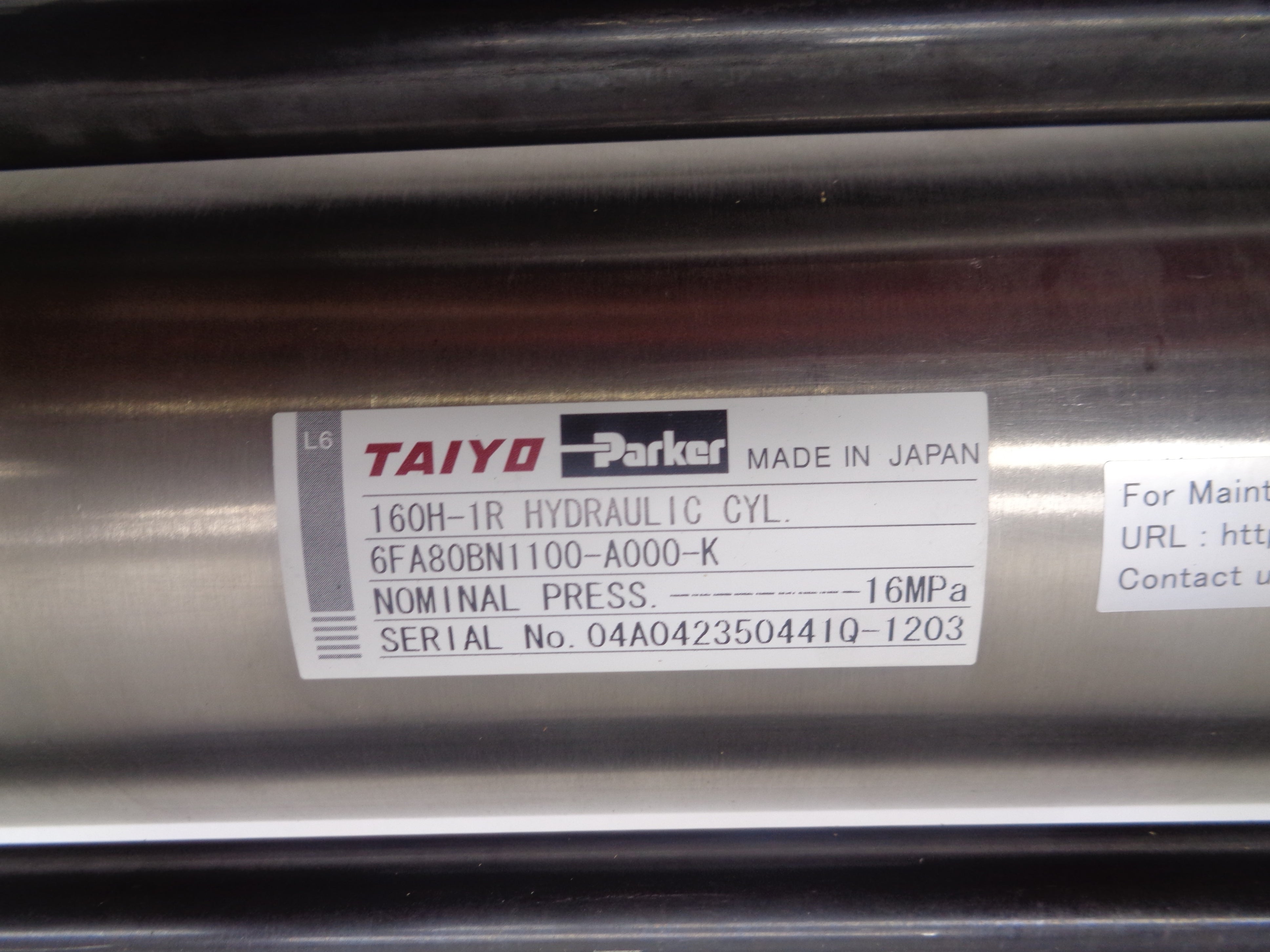 PARKER 160H-1R 6FA80BN1100-A000-K NSNP