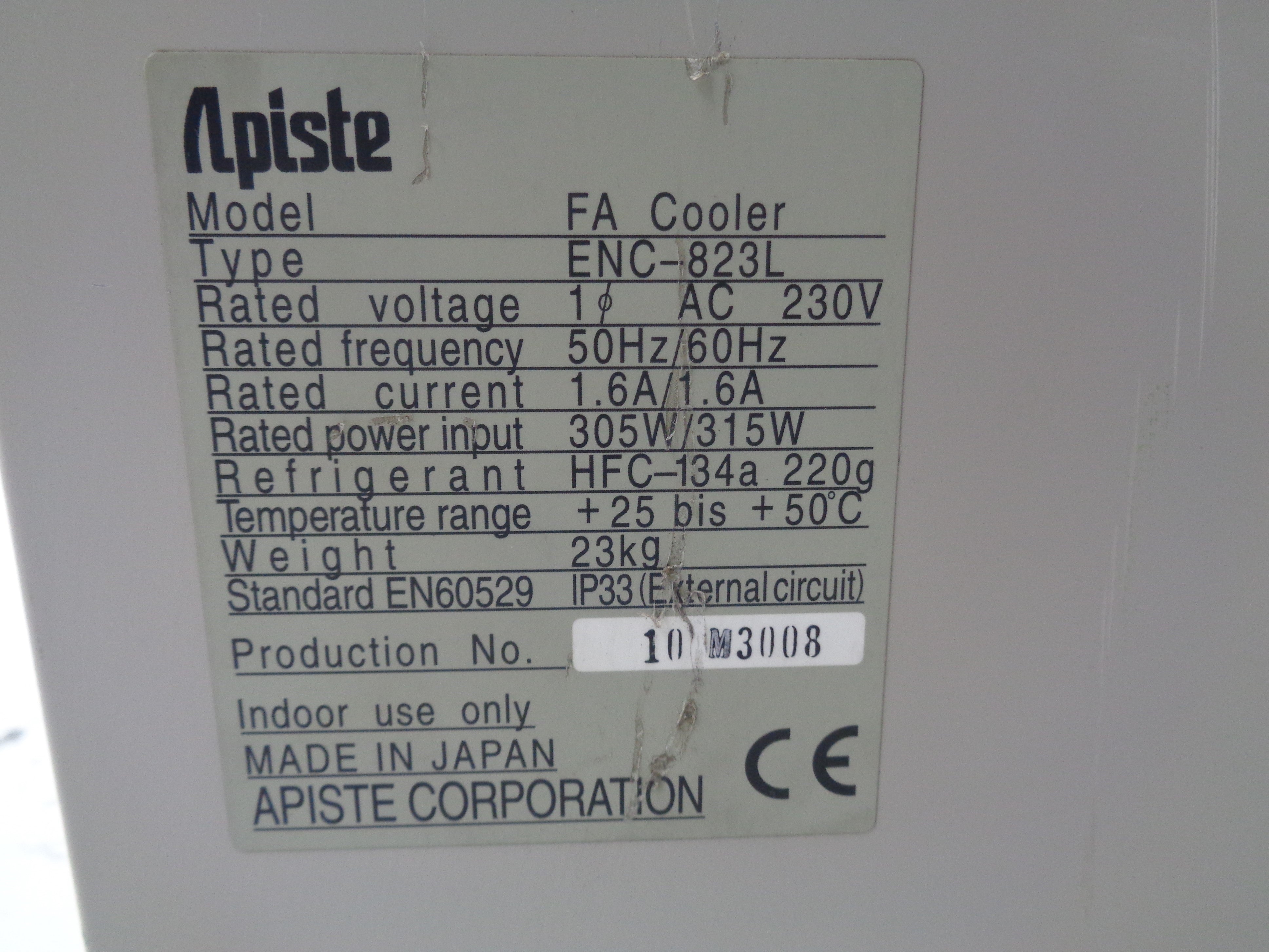 APISTE ENC-823L NSNP