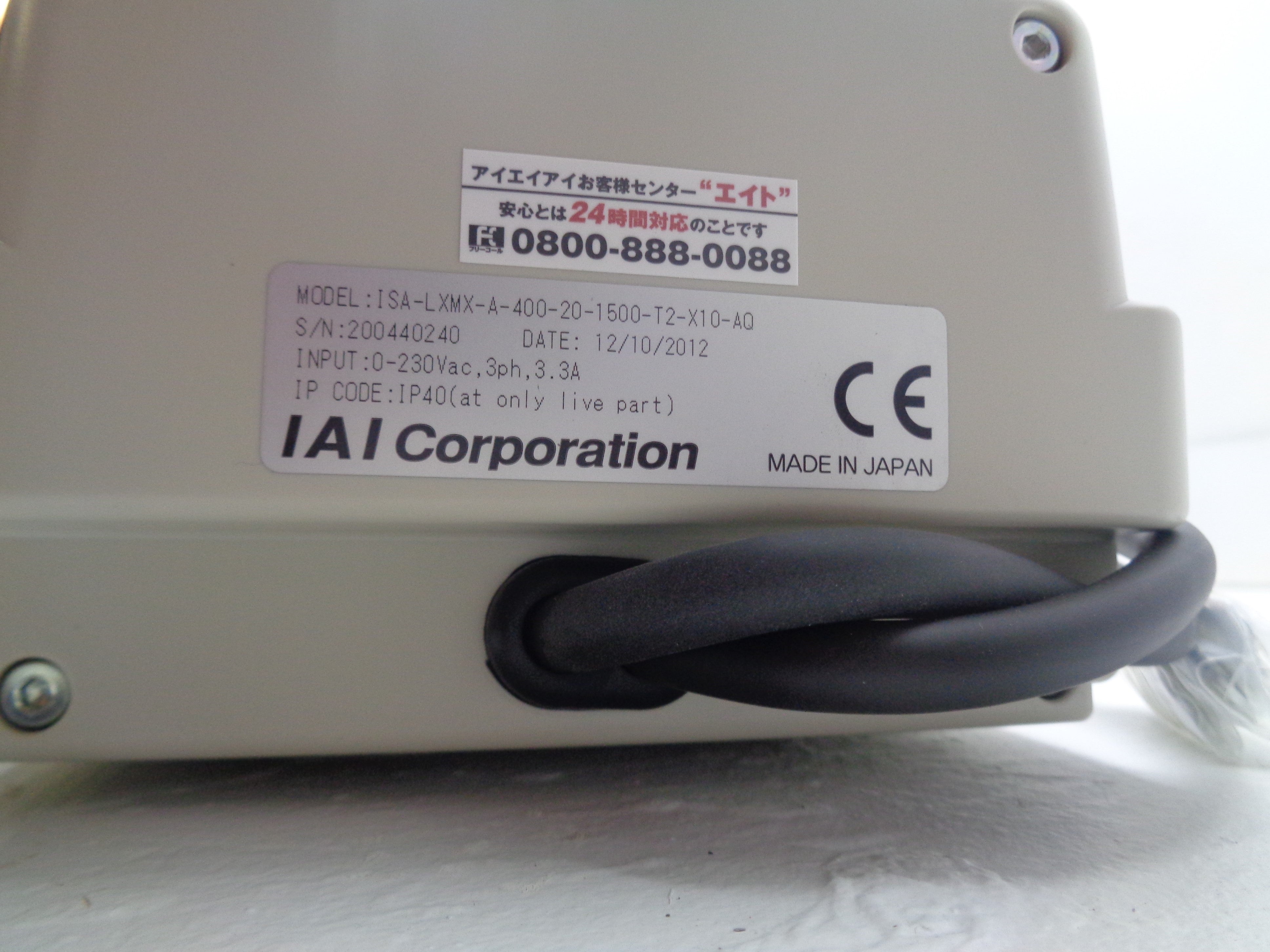 IAI ISA-LXMX-A-400-20-1500-T2-X10-AQ NSNP