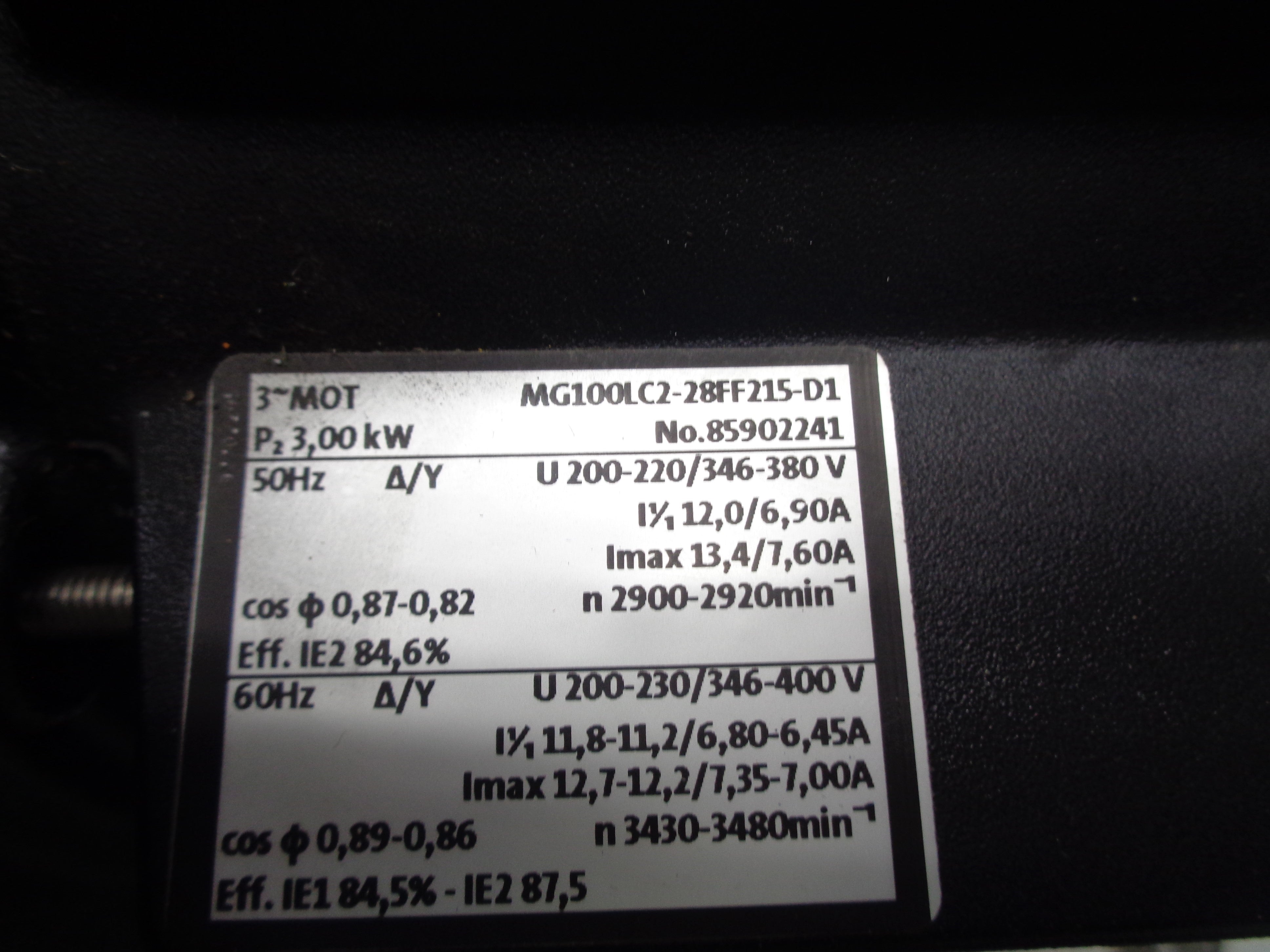 GRUNDFOS MG100LC2-28FF215-D1 NSNP