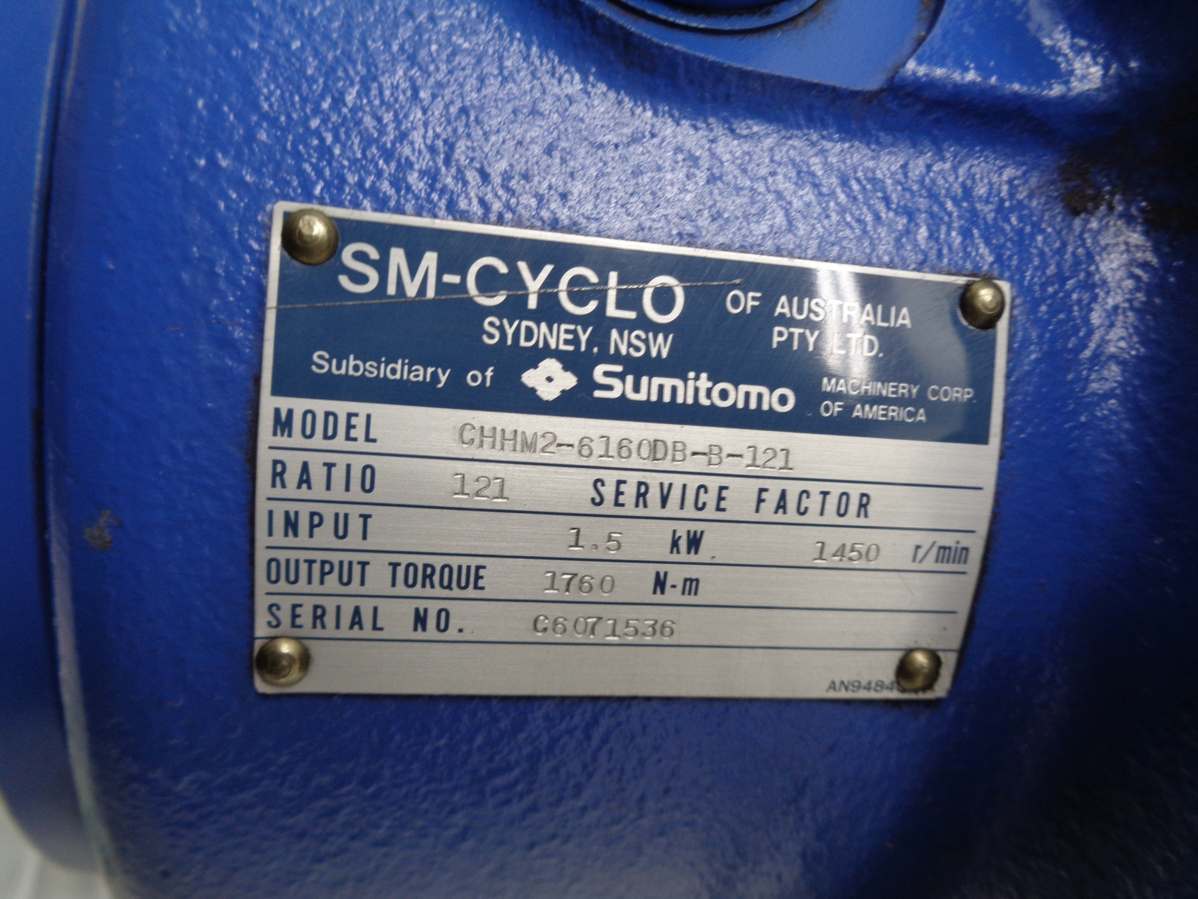 SUMITOMO CHHM2-6160DB-B-121 REMAN