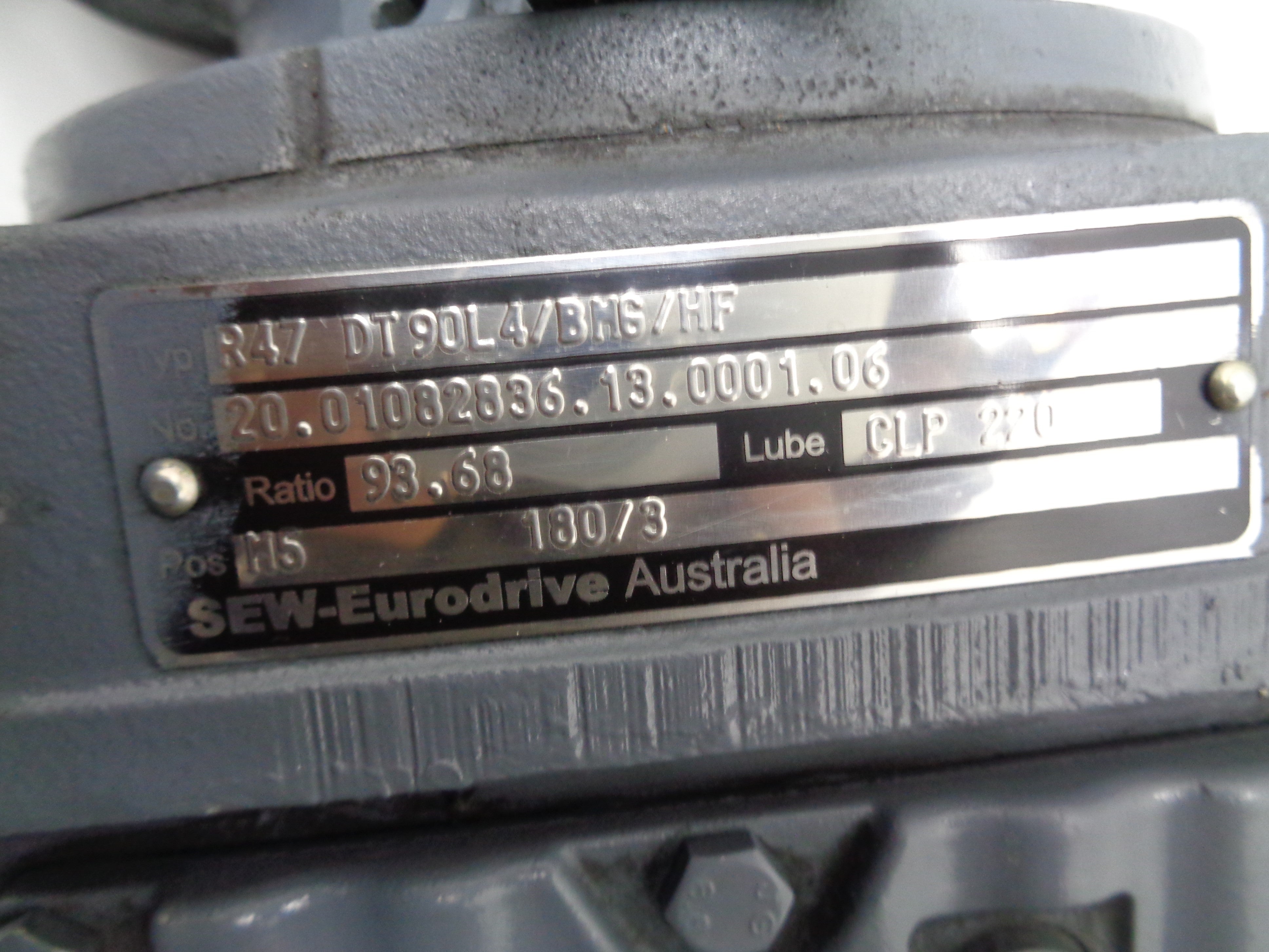 SEW-EURODRIVE R47DT90L4/BMG/HF NSNP