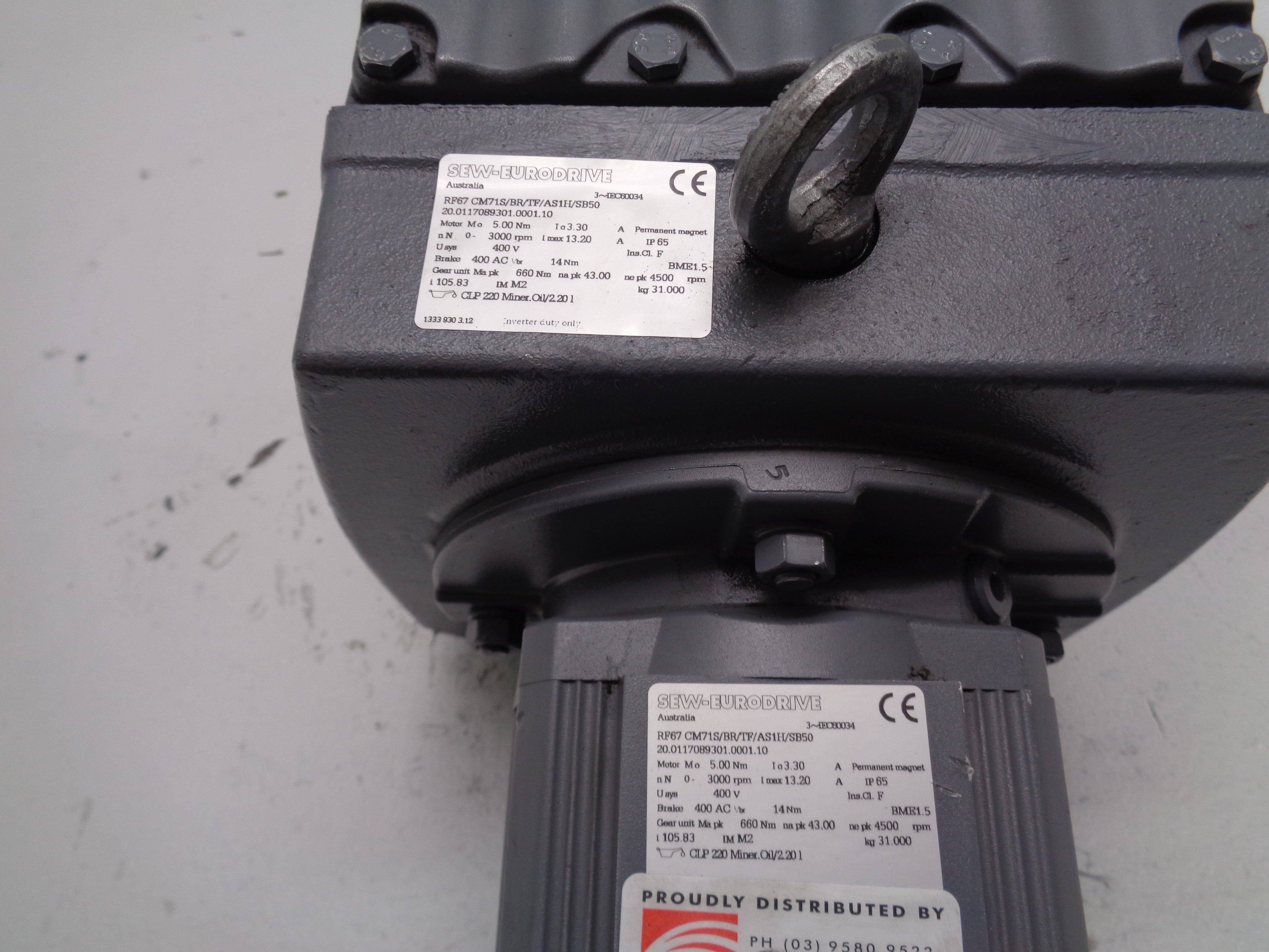 SEW-EURODRIVE RF67CM71S/BR/TF/AS1H/SB50 NSNP