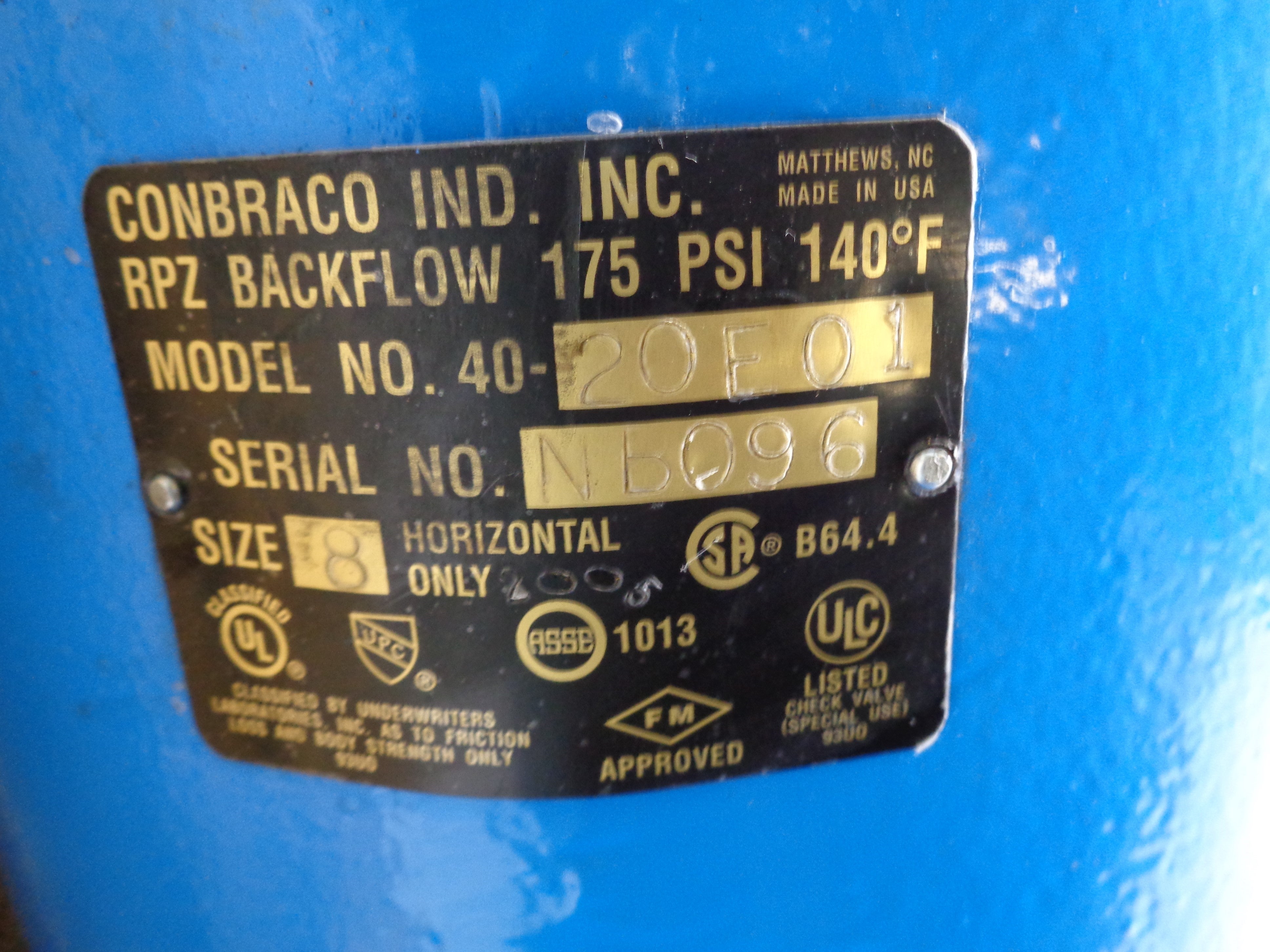 CONBRACO 40-20E01 NSNP