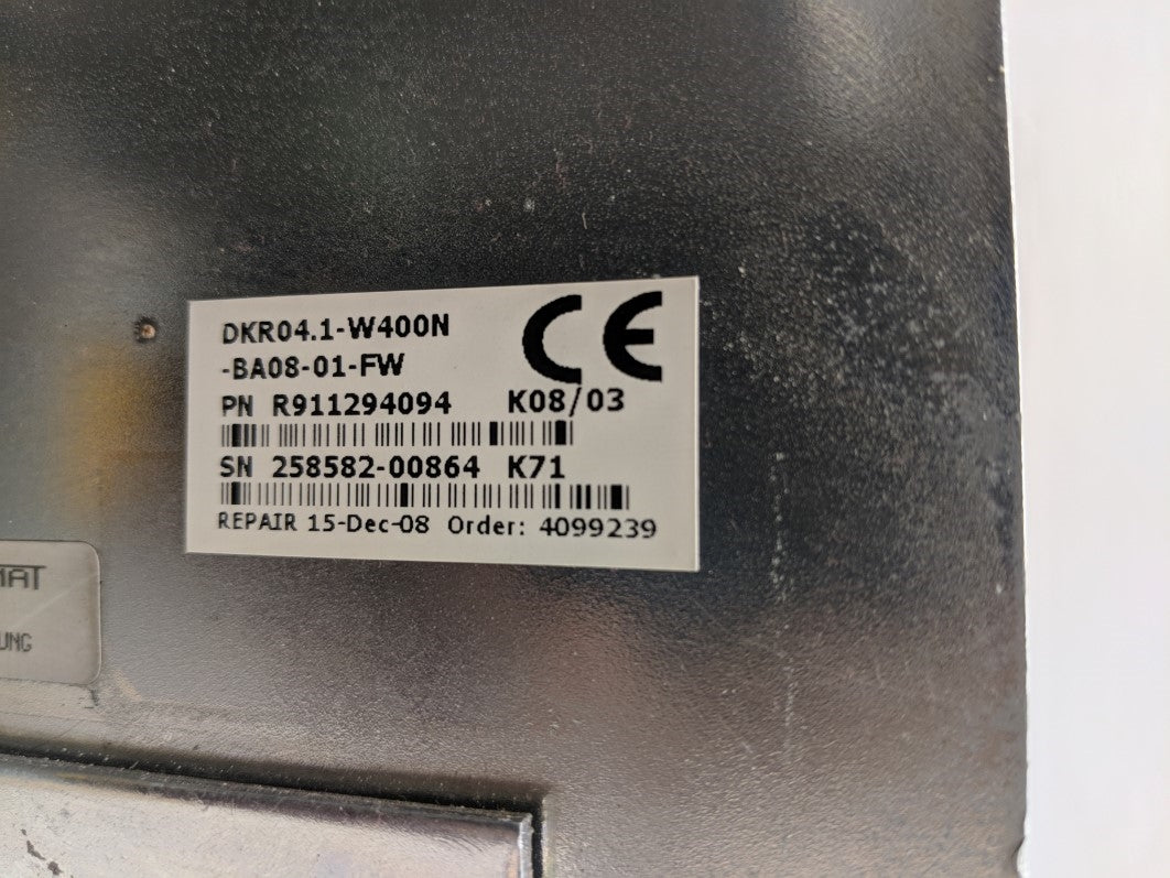 INDRAMAT DKR04.1-W400N-BA08-01-FW R911294094 REMAN