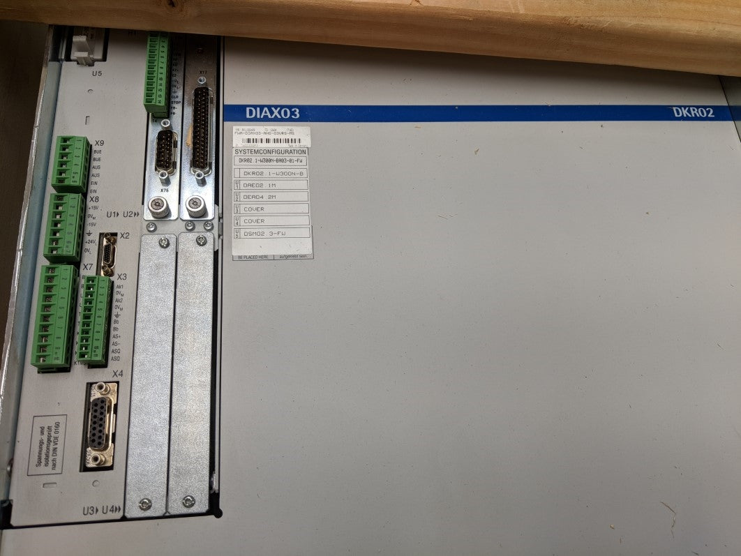 INDRAMAT DKR02.1-W300N-BA03-01-FW REMAN