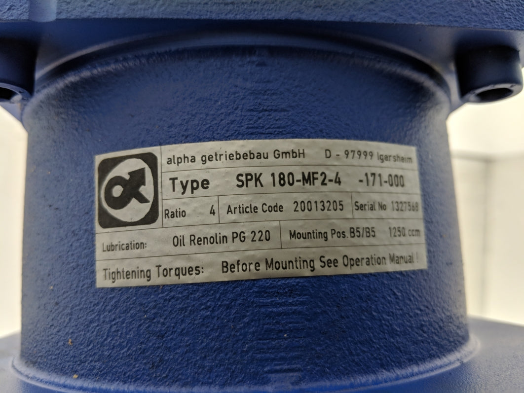 ALPHA SPK 180-MF2-4 NSNP