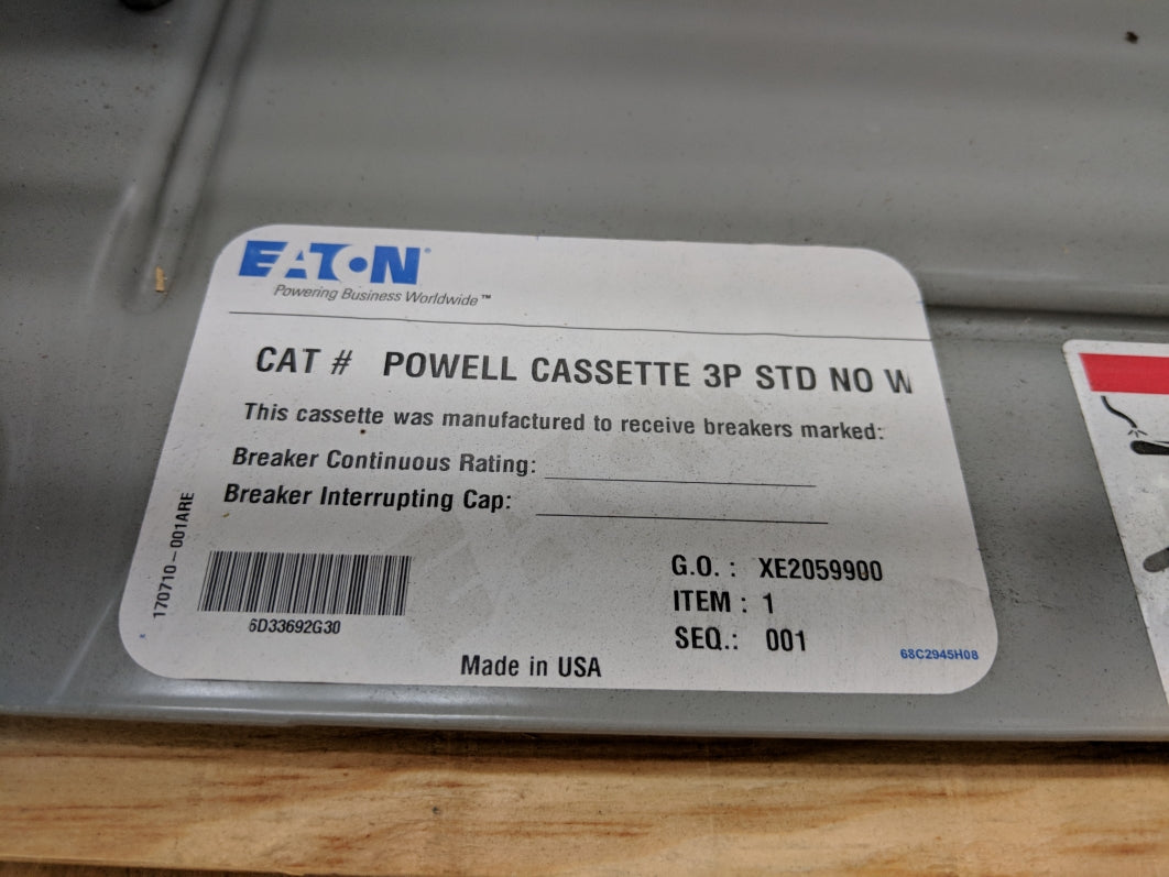 EATON POWELL CASSETTE 3P STD NO W NSMP