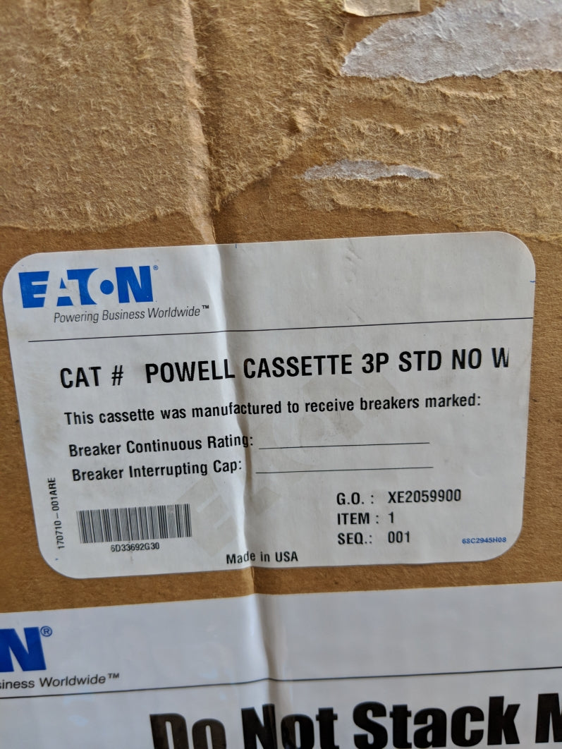 EATON POWELL CASSETTE 3P STD NO W NSMP
