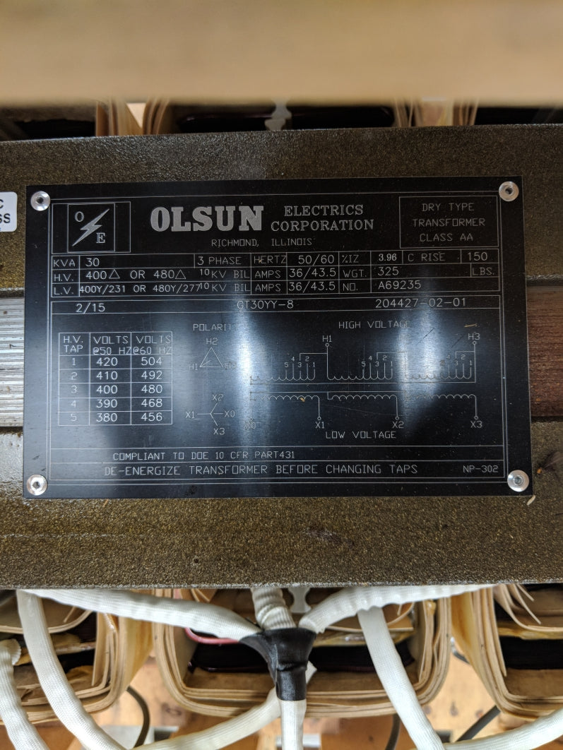 OLSUN GT30YY-8 204427-02-01 NSMP
