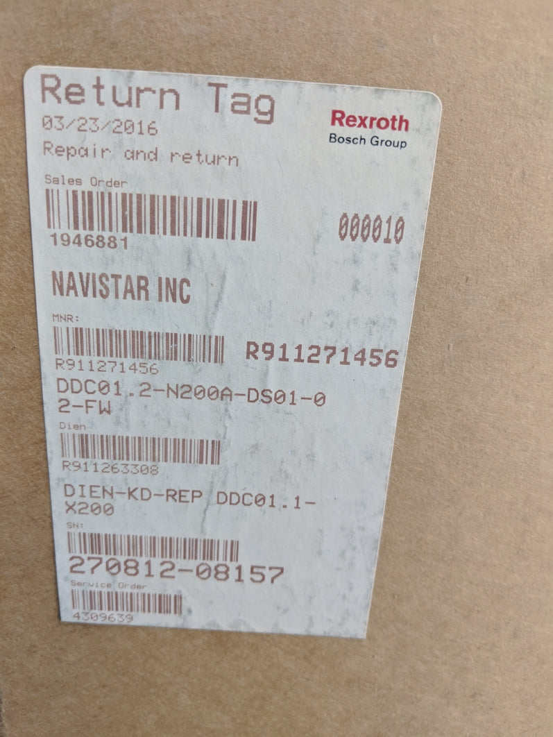 REXROTH DDC01.2-N200A-DS01-02-FW R911271456 NSFS