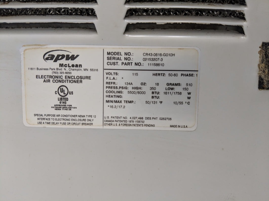 MCLEAN CR43-0616-G010H (AS PICTURED) NSNP