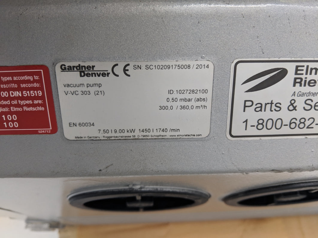 GARDNER DENVER V-VC 303 1027282100 NSNP