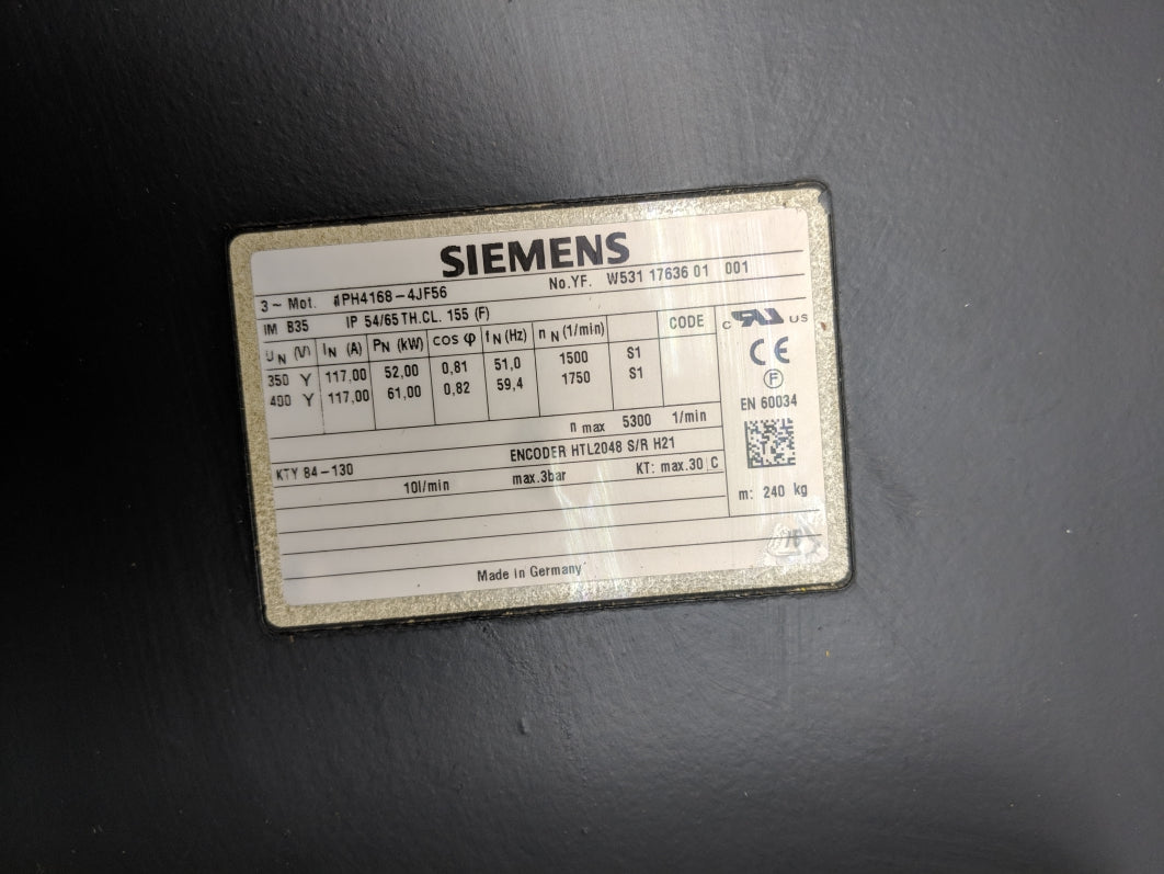 SIEMENS 1PH4168-4JF56 NSMP