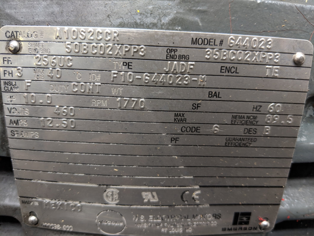 US MOTORS A10S2CCR G44023 NSMP