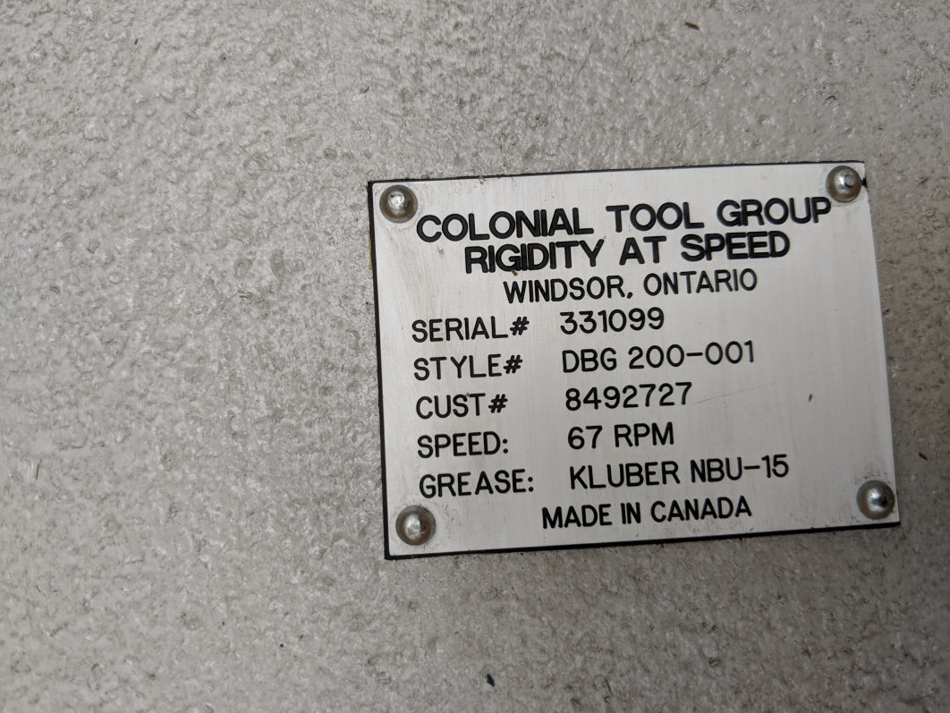 COLONIAL TOOL DBG 200-001 NSNP