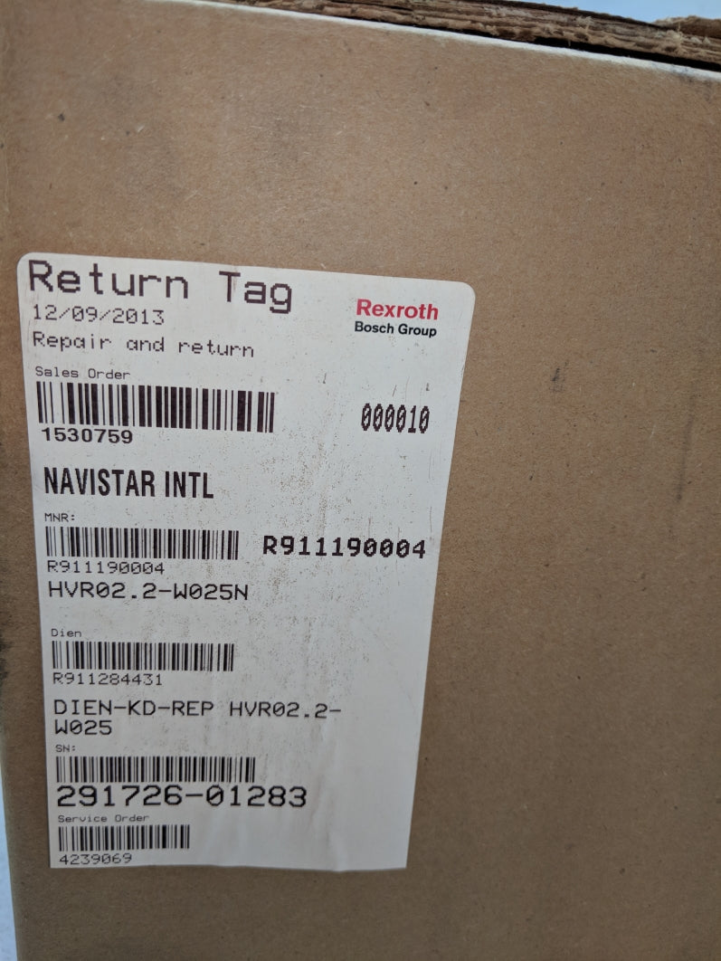 REXROTH HVR02.2-W025N R911190004 NSFS