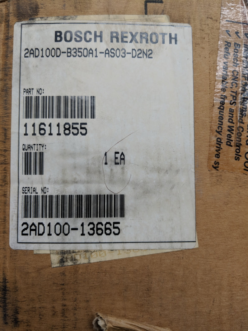 REXROTH 2AD100D-B350A1-AS03-D2N2 R911281262 NSMP