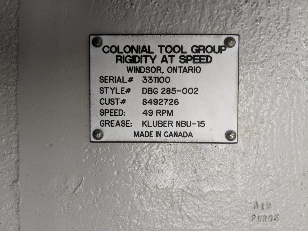 COLONIAL TOOL DBG 285-002 NSNP
