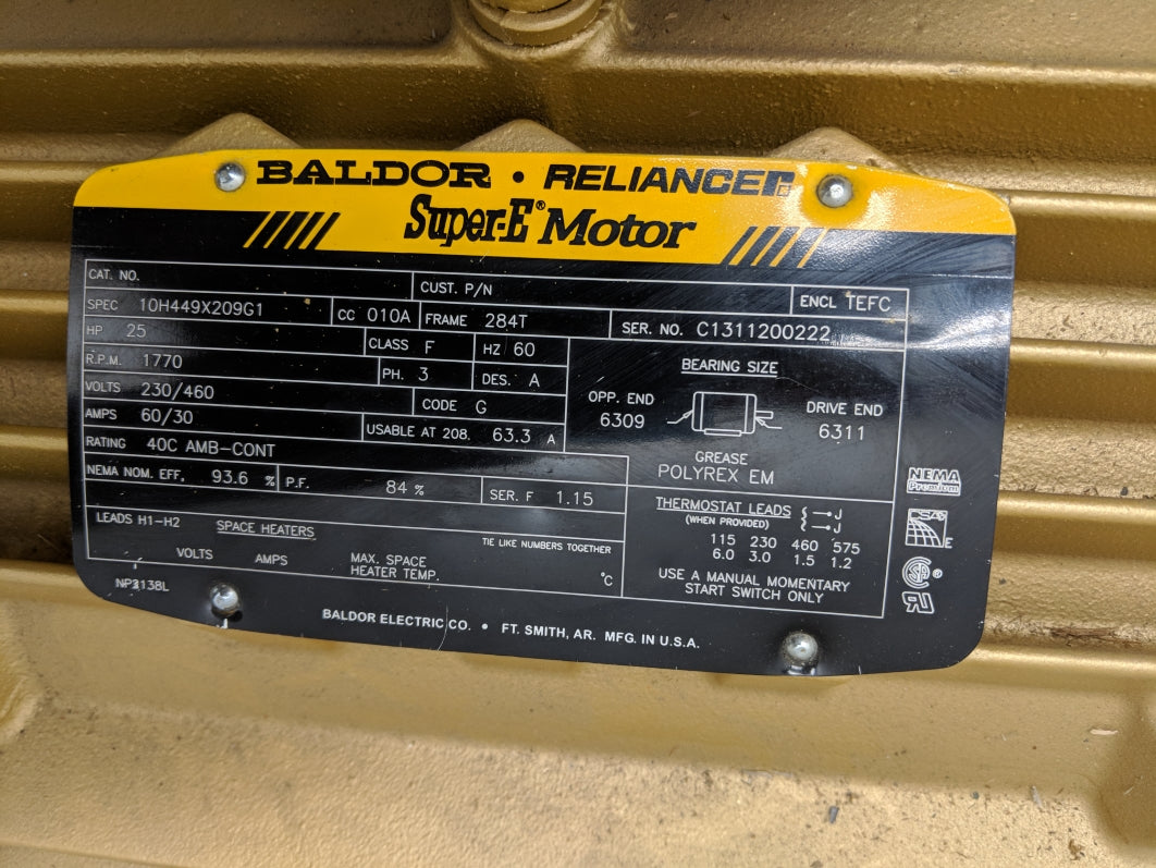 BALDOR 10H449X209G1 SER. F NSNP
