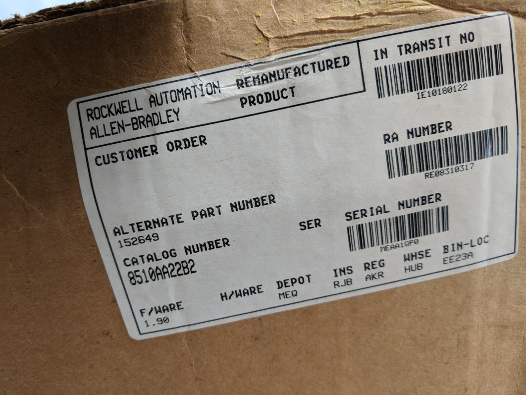 ALLEN BRADLEY 8510-AA22-B2 REMAN
