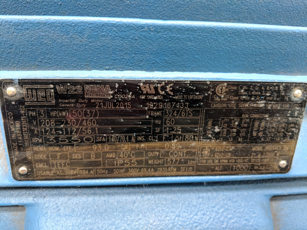 WEG 05036ET3E326TS-W22 NSMP