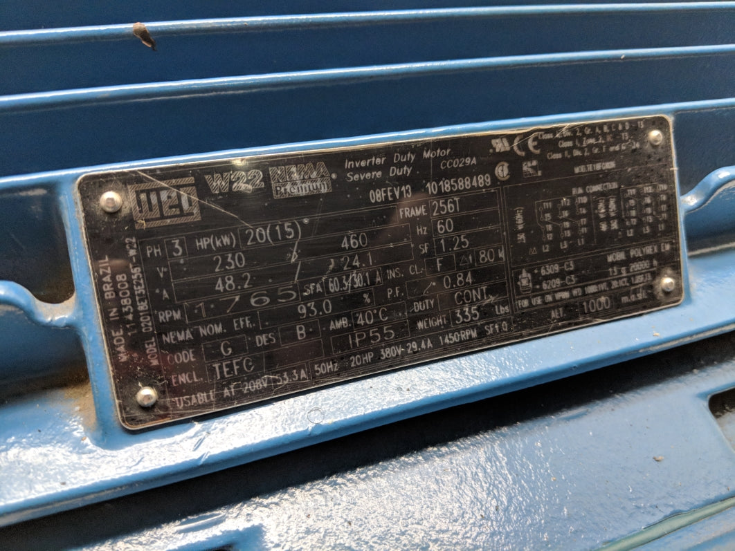 WEG 02018ET3E256T-W22 NSNP