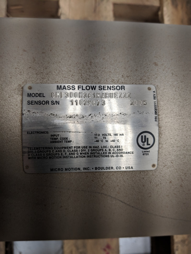 MICRO MOTION CMF300M361NABUEZZZ REMAN