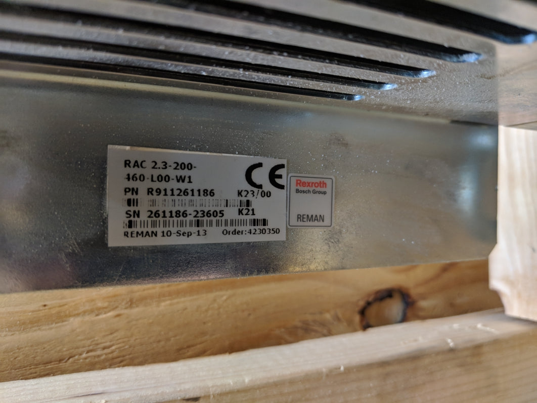 REXROTH RAC2.3-200-460-L00-W1 R911261186 NSMP