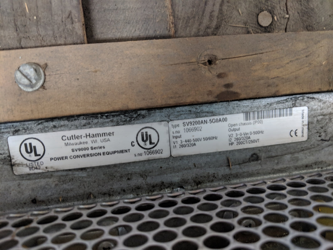 CUTLER HAMMER SV9200AN-5G0A00 (AS PICTURED) UNMP