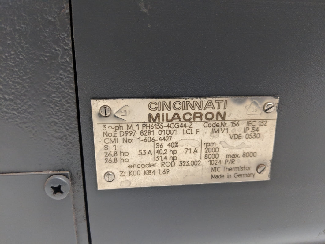 CINCINNATI MILACRON 1PH6135-4CG44-Z REMAN