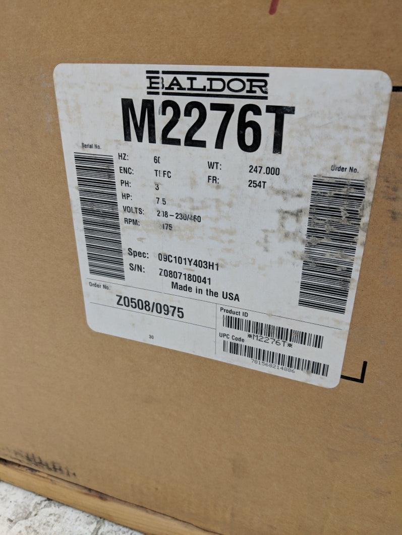 BALDOR M2276T SER. F NSMP