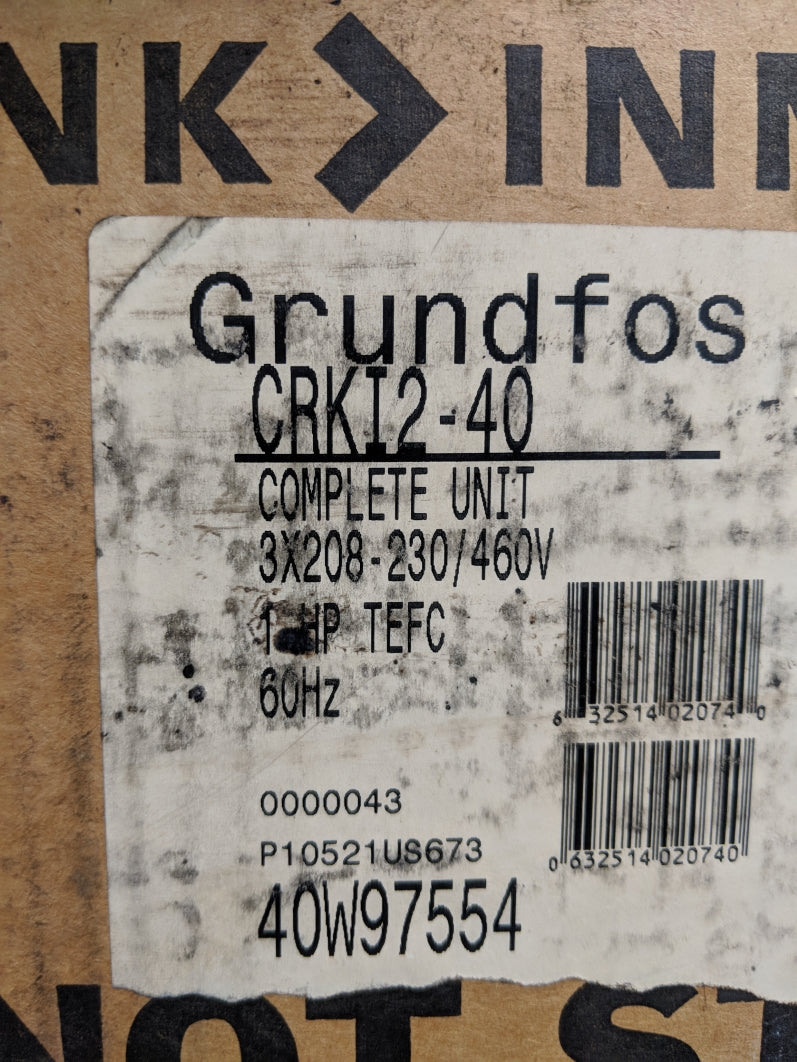 GRUNDFOS CRKI2-40 U-W-I-AUUV NSMP