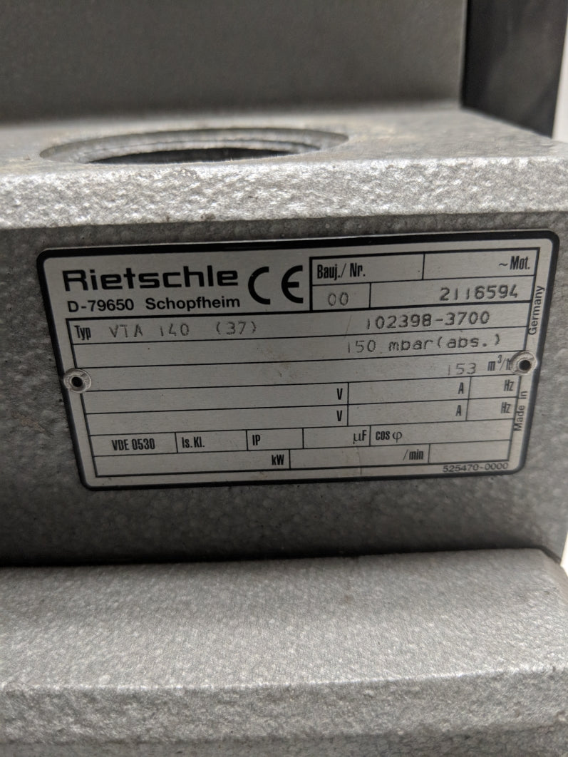 RIETSCHLE VTA 140 (37) REMAN
