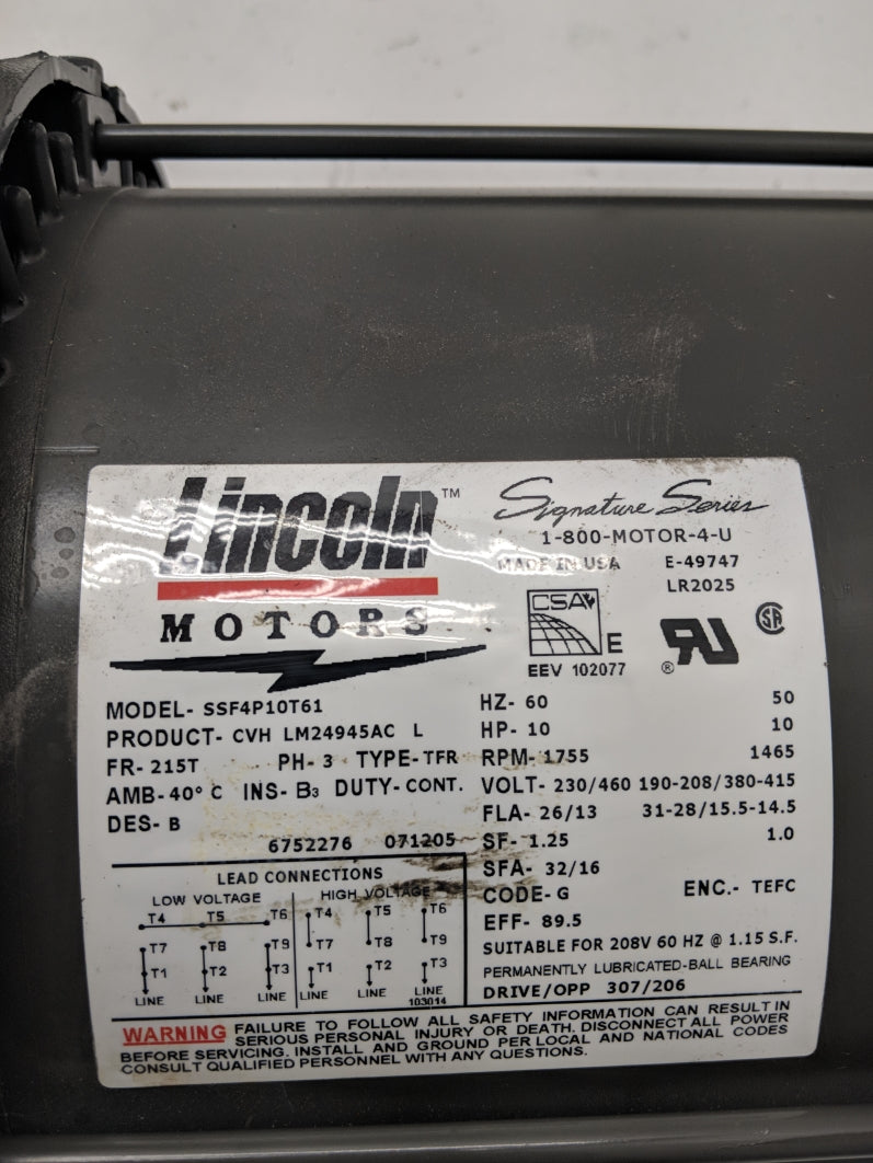 LINCOLN SSF4P10T61 CVH LM24945AC NSNP