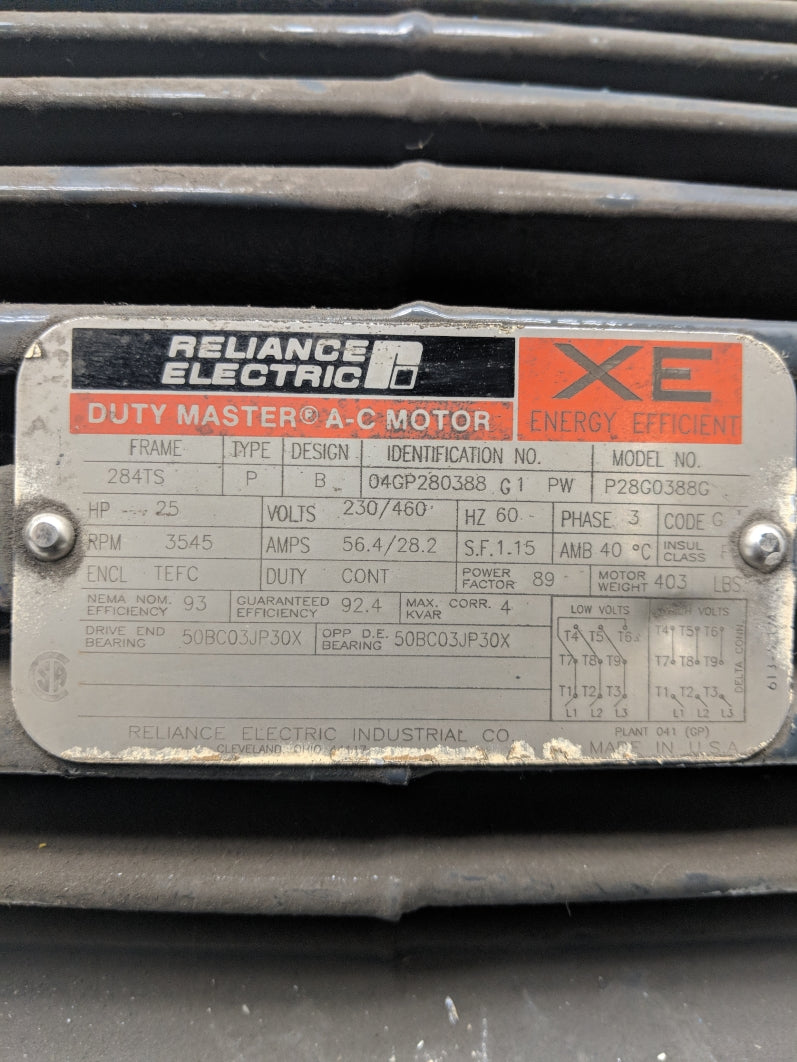 RELIANCE ELECTRIC P28G0388G (AS PICTURED) REMAN