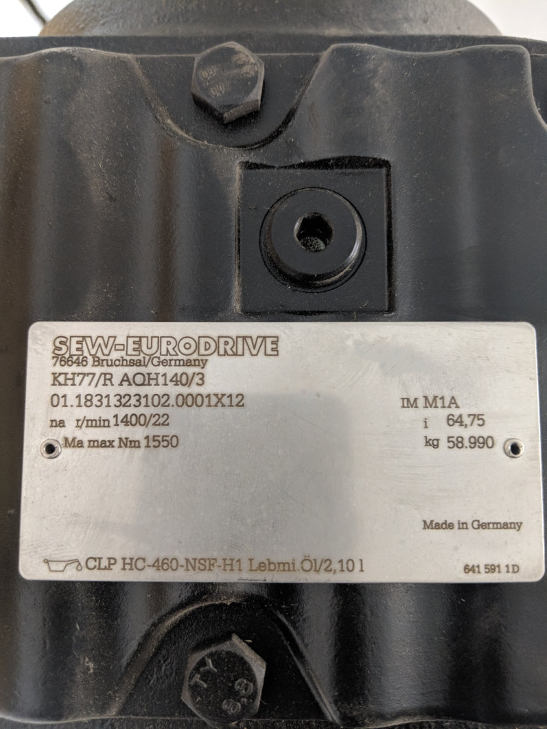 SEW-EURODRIVE KH77/R AQH140/3 NSNP