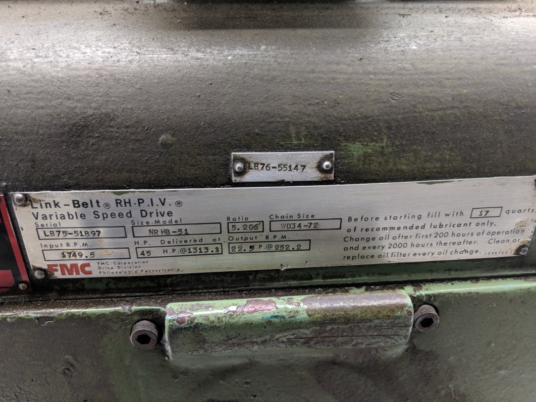 FMC LINK-BELT NR HB-51 UNMP