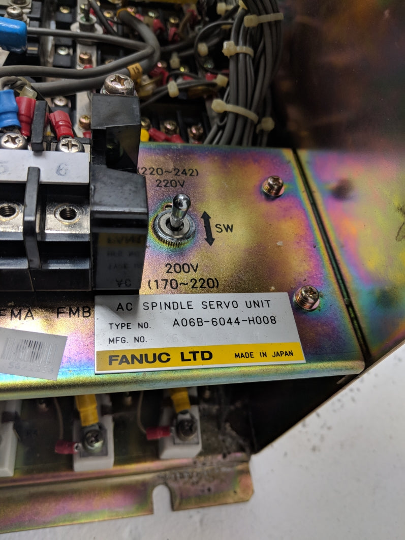 FANUC A06B-6044-H008 UNMP