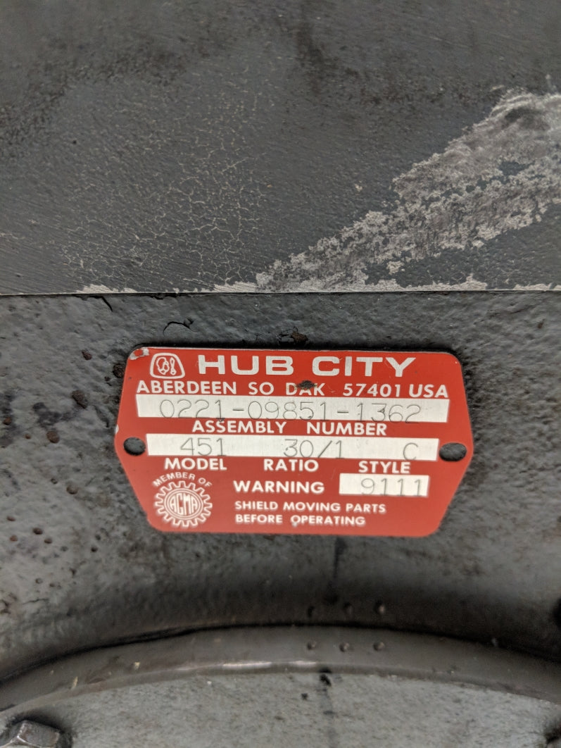 HUB-CITY 451 0221-09851-1362 UNMP