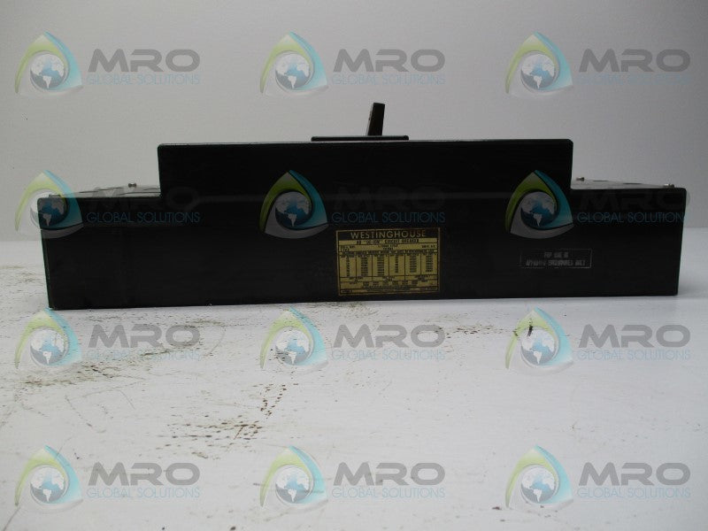WESTINGHOUSE 1313663 CIRCUIT BREAKER 400A trip  UNMP