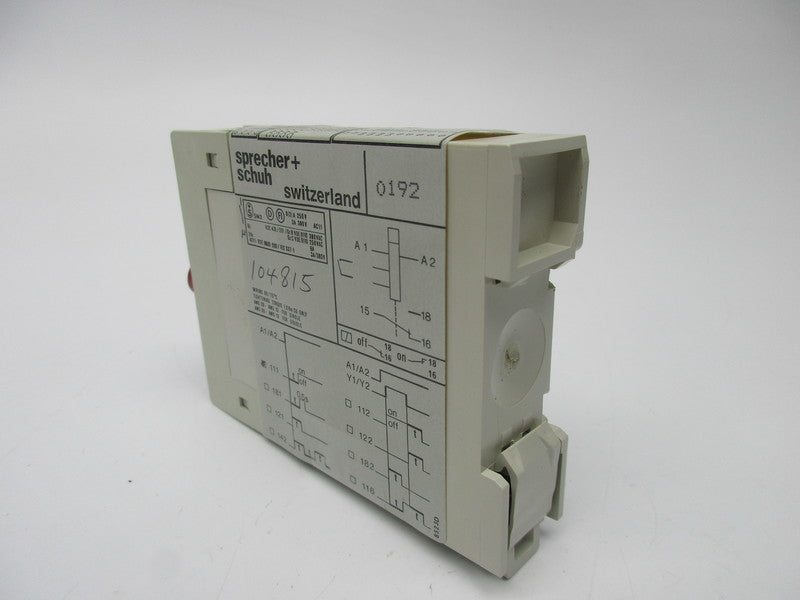 SPRECHER+SCHUH KOP111-D 208/250VAC NSMP