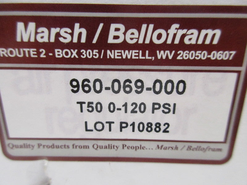 MARSH BELLOFRAM 960-069-000 0-120PSI NSMP