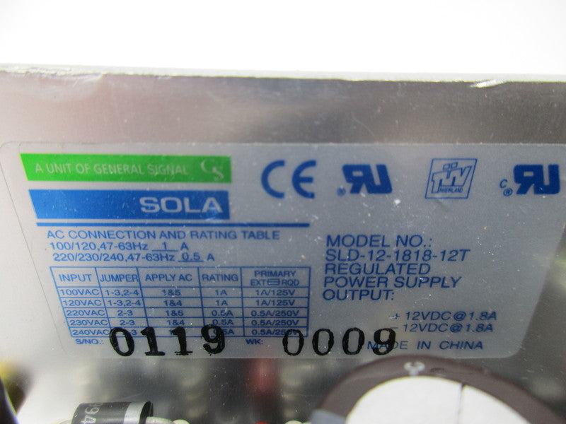 SOLA SLD-12-1818-12T NSNP